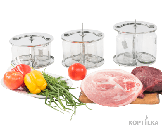 Банки с прижимными кассетами в комплекте